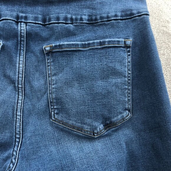 Lee Womens Jeans Size 14P Blue Denim Slim Fit Sculpting Stretch Straight Leg - Picture 10 of 12